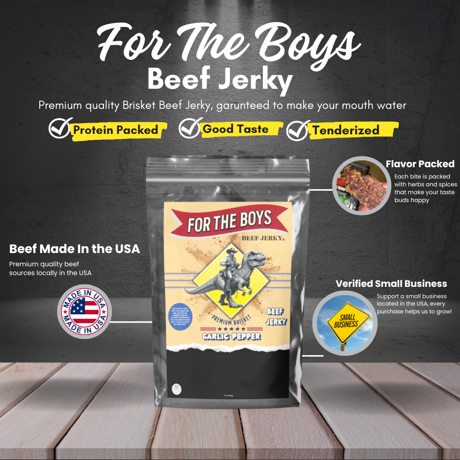 Garlic Pepper Beef Jerky