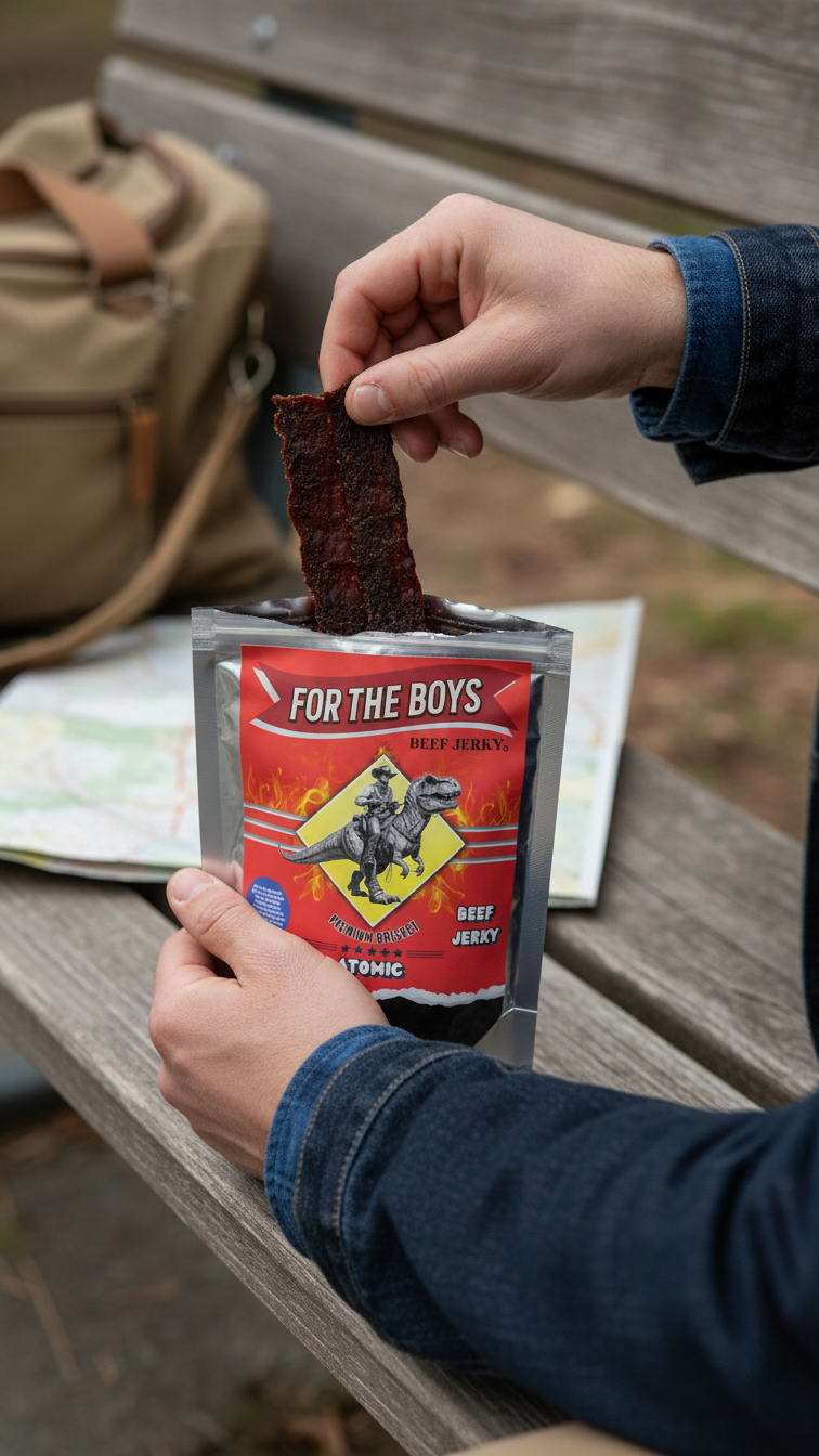 Atomic Hot Brisket Jerky (0.5oz)