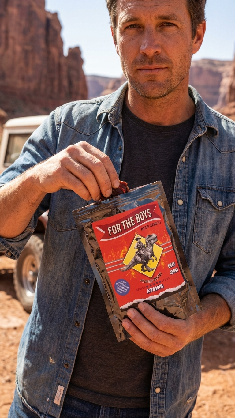 Atomic Hot Brisket Jerky (0.5oz)