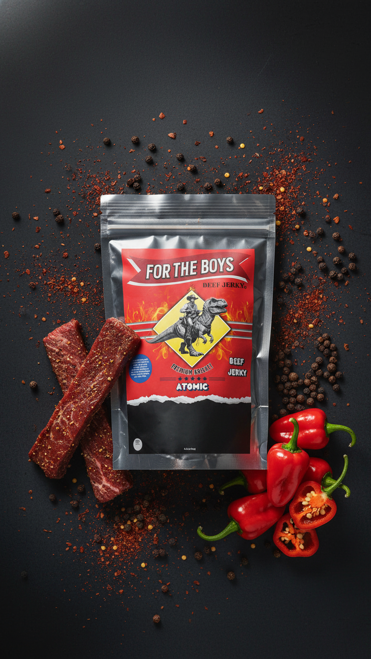 Atomic Hot Brisket Jerky (0.5oz)
