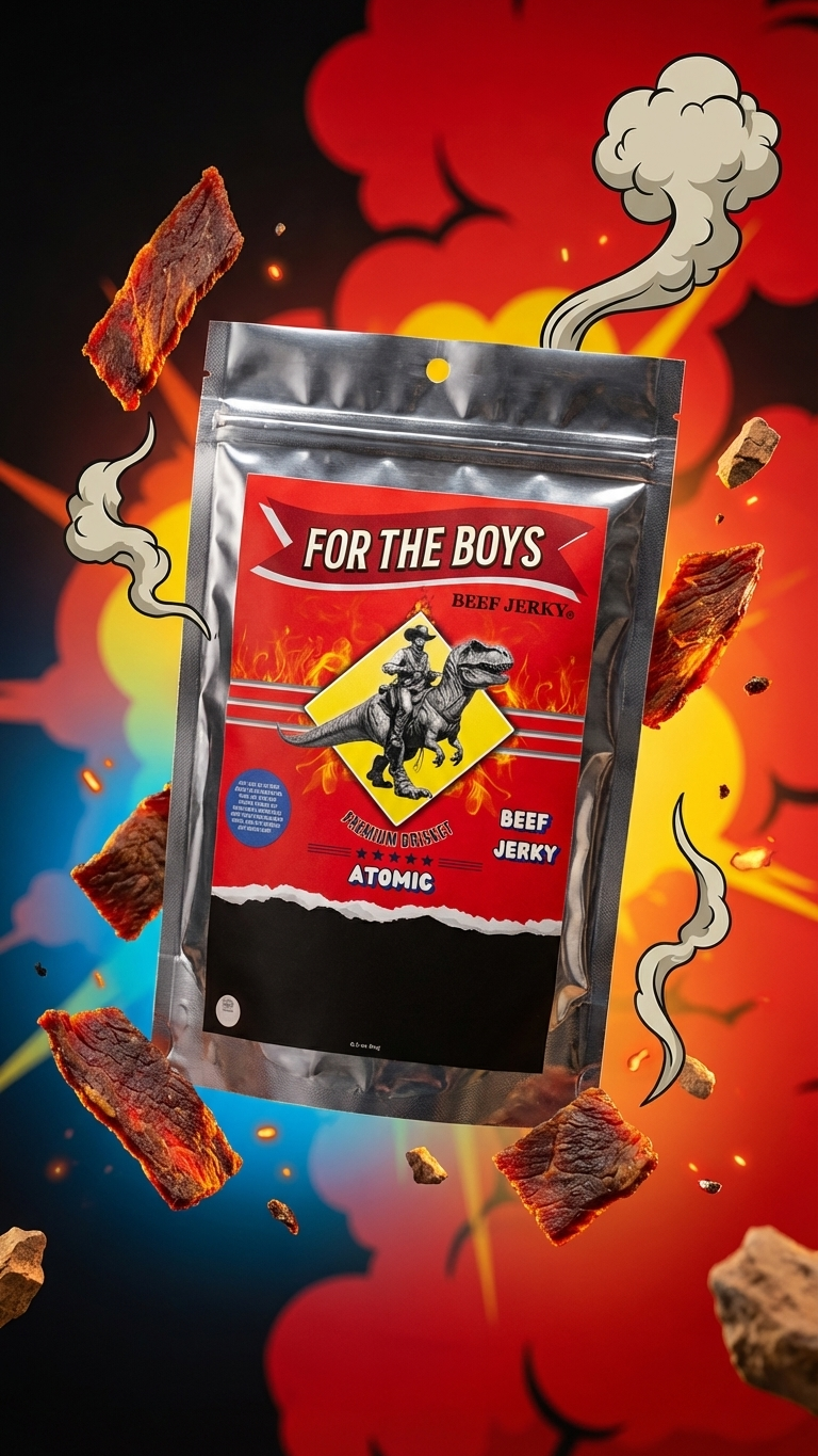 Atomic Hot Brisket Jerky (0.5oz)