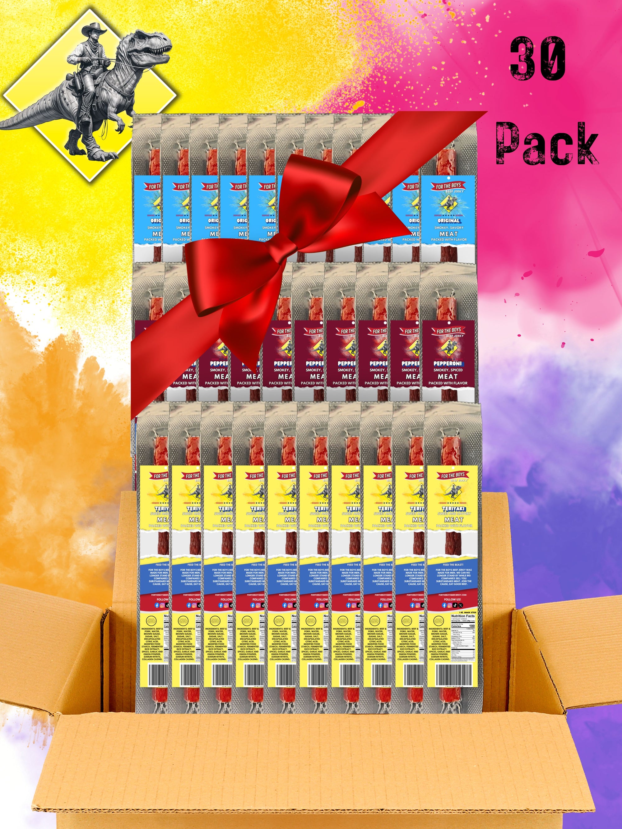 For The Boys Beef Stick Bundle – 30 Coun