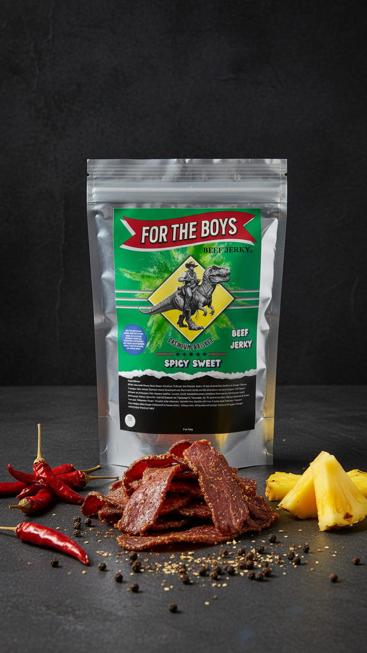 Spicy Sweet Brisket Beef Jerky (3oz)